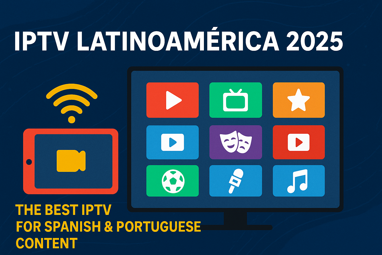 IPTV Latino américa 2025 – The Best IPTV for Spanish & Portuguese Content