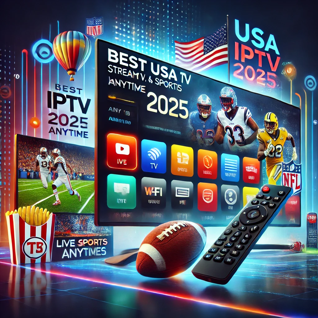 Best USA IPTV 2025: Stream Live TV, Sports & Movies Anytime 1280*630 featured image generator